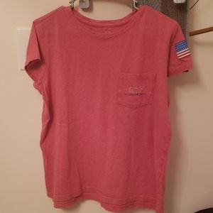 Red Vineyard Vines Cotton tshirt